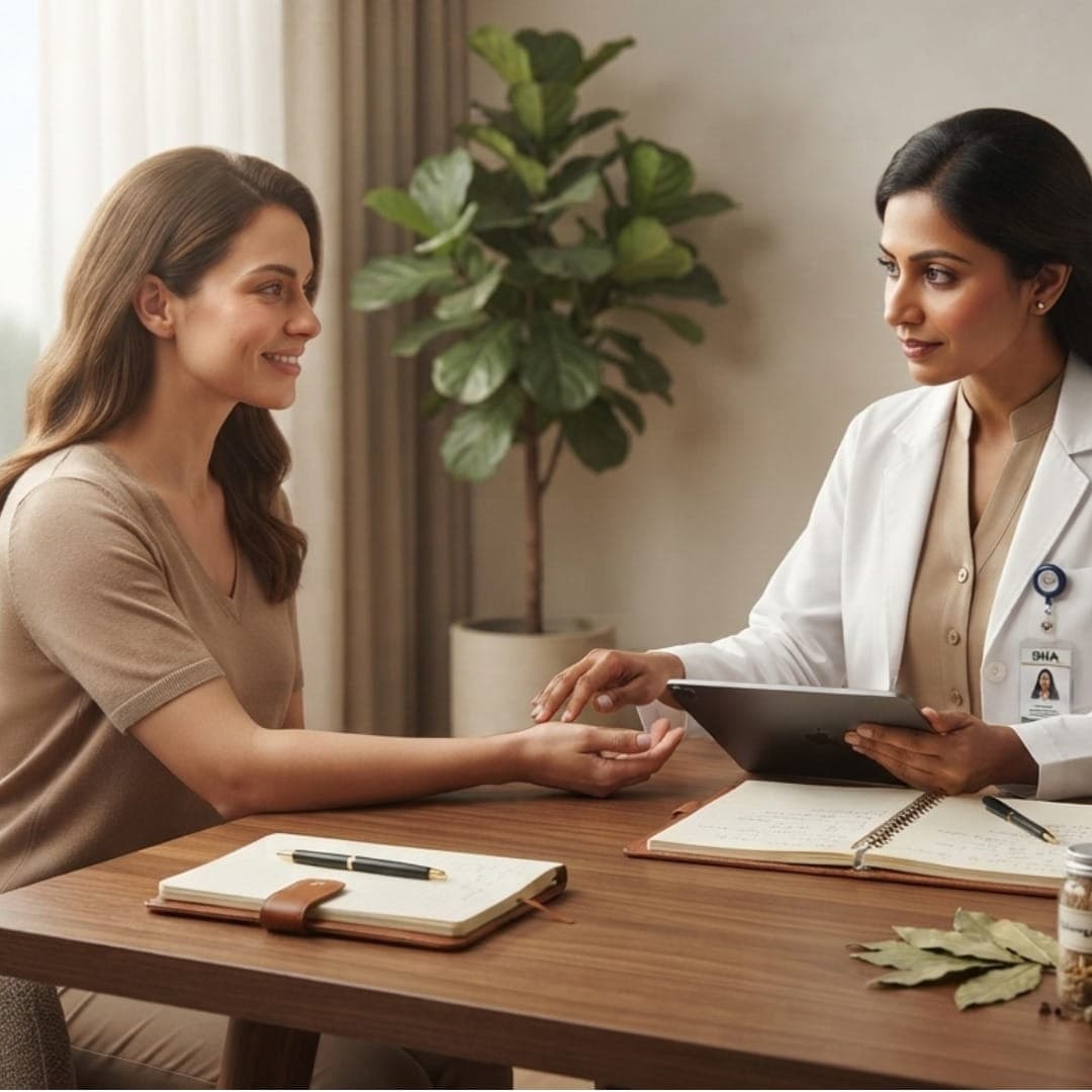 Ayurvedic wellness consultation for improving sleep quality at RamaCare
