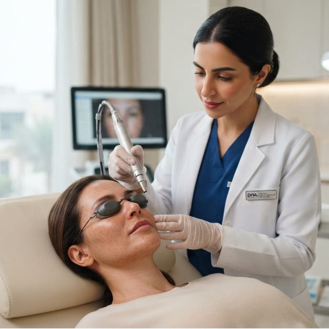 Laser melasma treatment Dubai using advanced dermatology technology