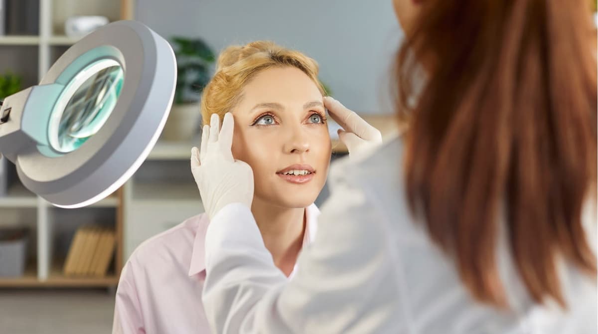 Skin rejuvenation treatment room at RamaCare Polyclinic Jumeirah