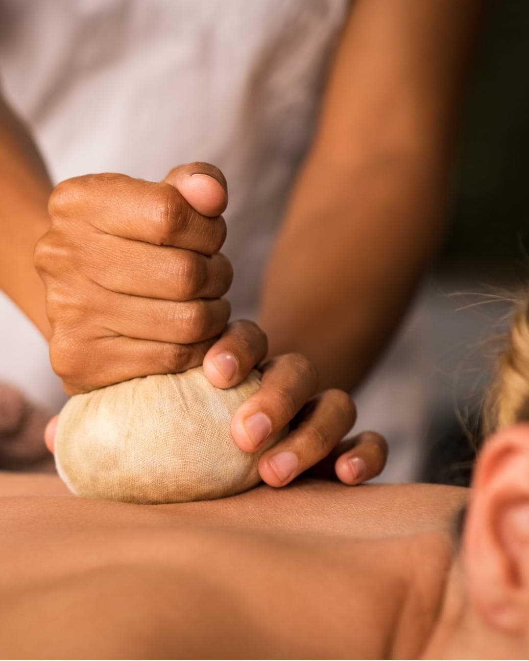 Panchakarma therapy treatment room at RamaCare Polyclinic Dubai