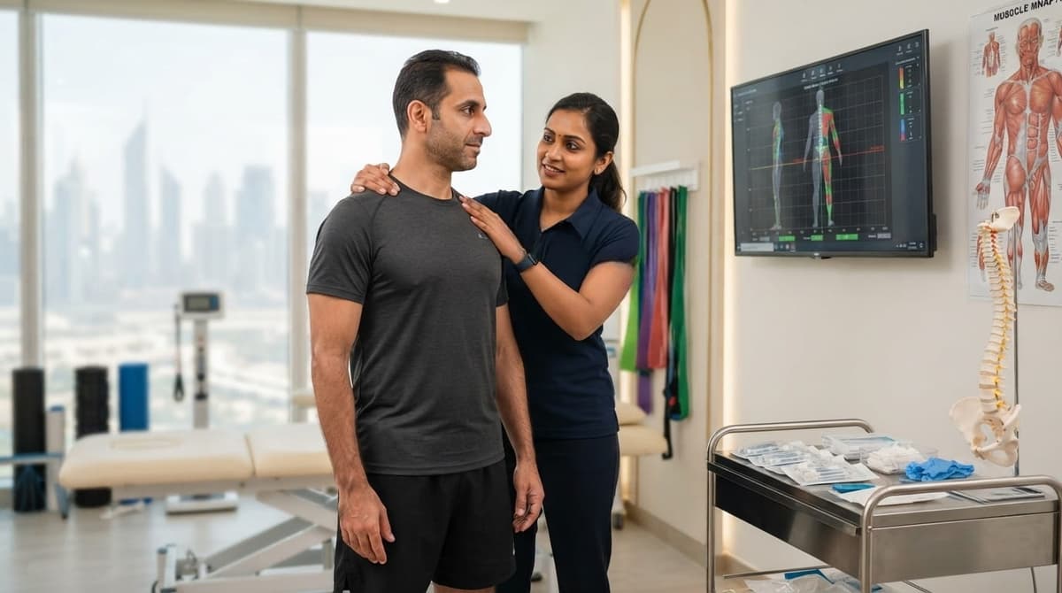 Physiotherapy assessment Dubai before dry needling treatment