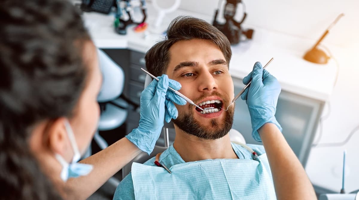 Root canal treatment room at RamaCare Polyclinic Jumeirah