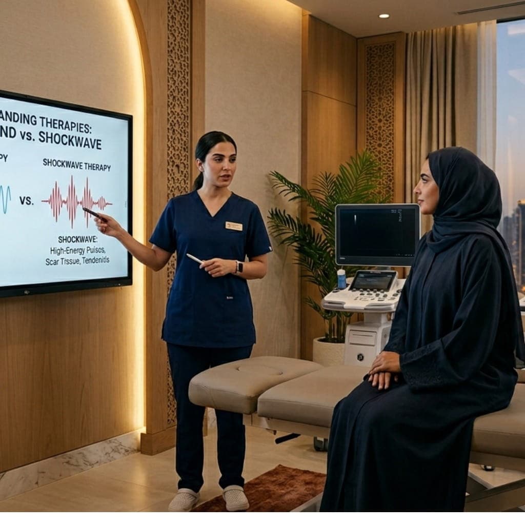 Ultrasound vs Shockwave Therapy Equipment