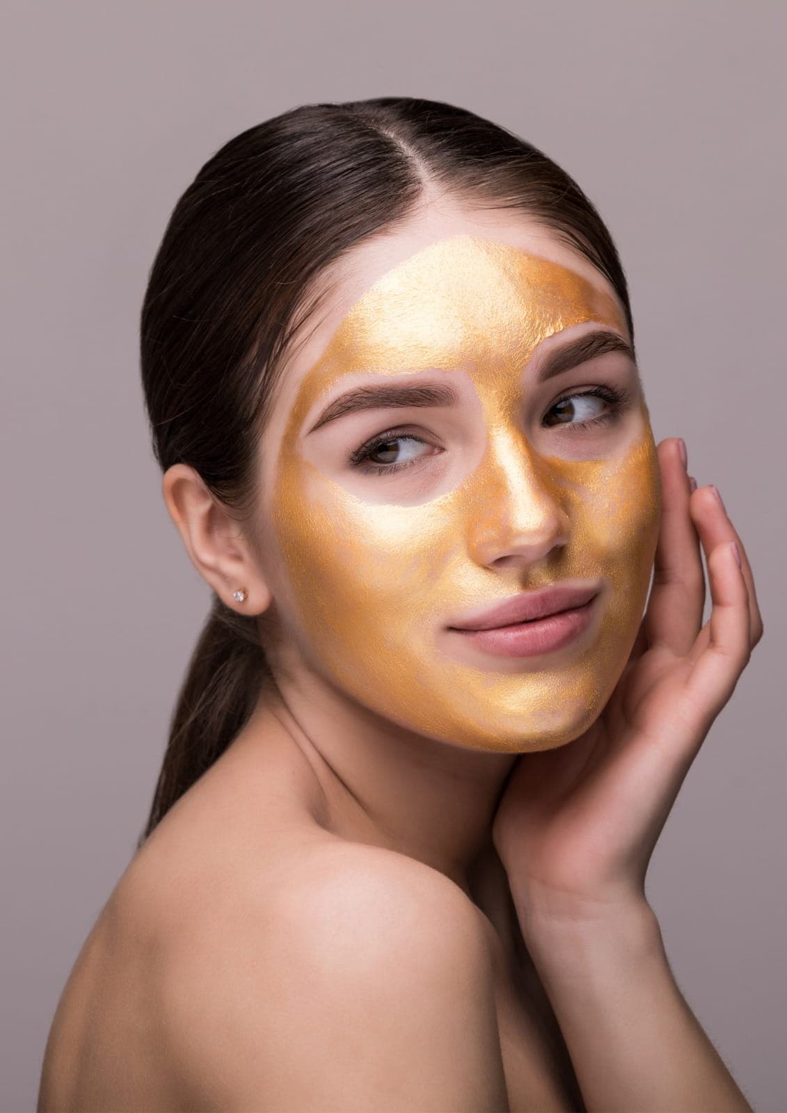 Golden Elixir (24K Gold) Facial performed to nourish, brighten, and rejuvenate the skin for a radiant glow.