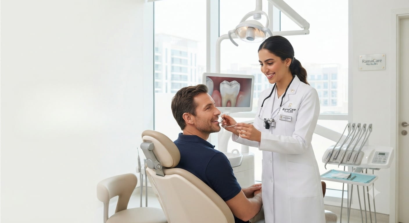Dental consultation at RamaCare Polyclinic Jumeirah 1